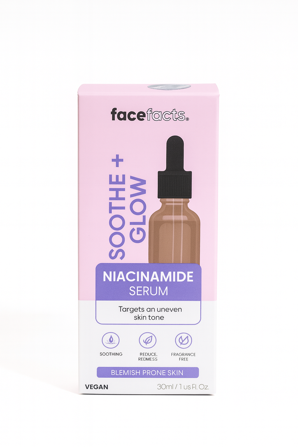 Face Facts Niacinamide Serum | Soothe + Glow for Even Skin Tone & Redness Reduction