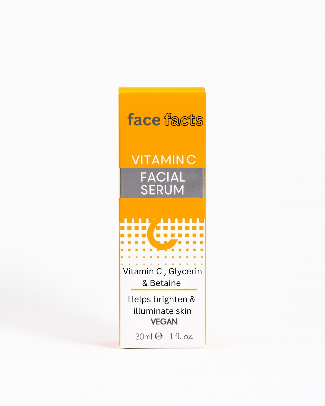 Face Facts Vitamin C Facial Serum | Brightening & Illuminating Vegan Skincare 30ml