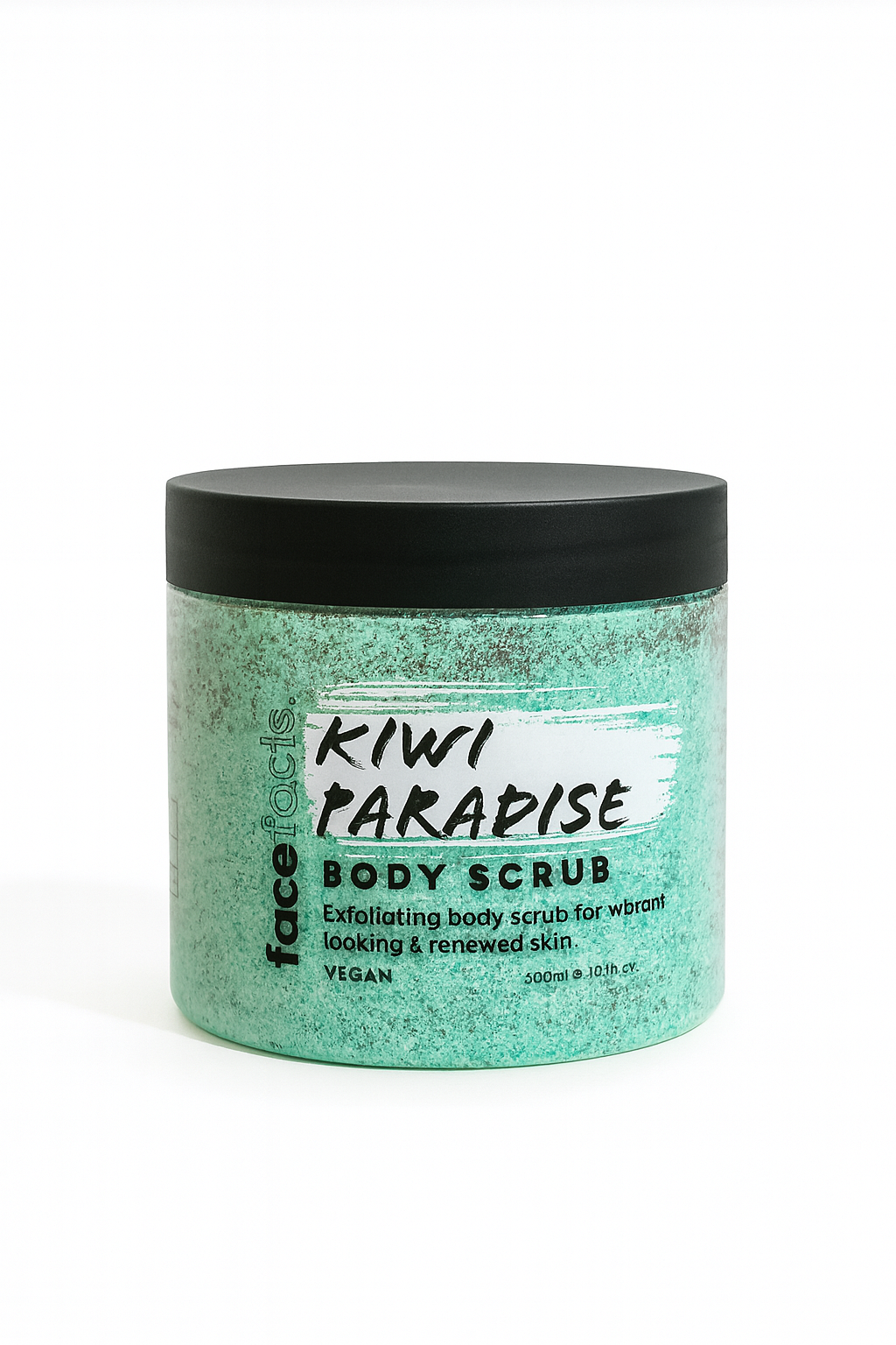 Face Facts Kiwi Paradise Body Scrub | Exfoliating & Revitalizing Vegan Body Scrub (500ml)