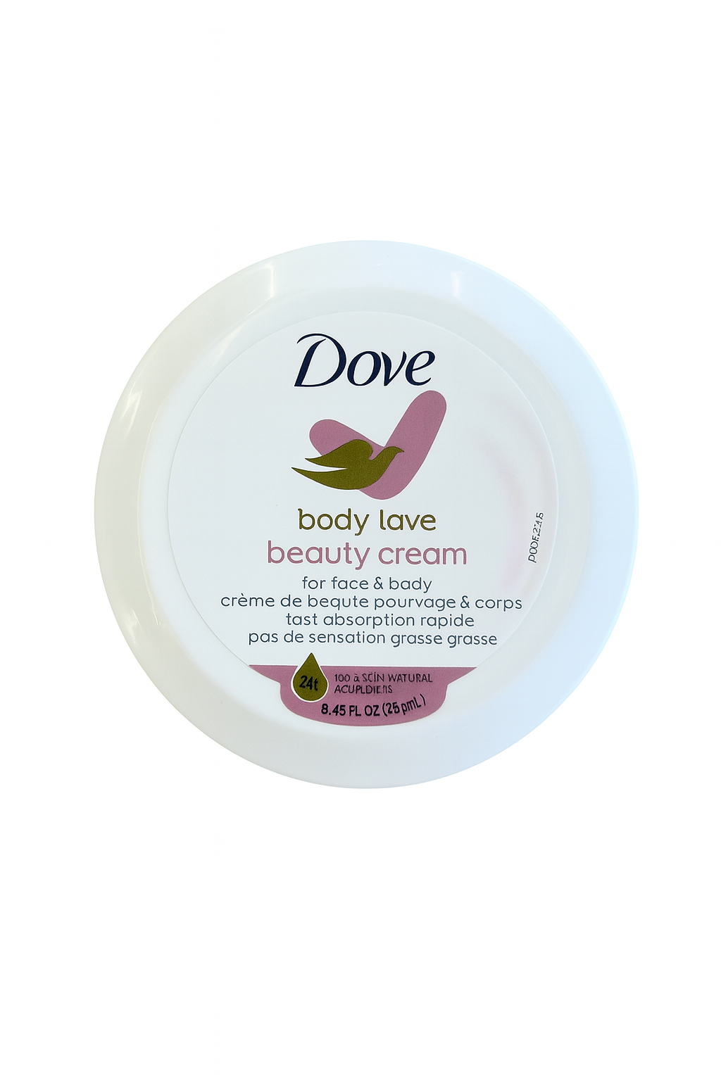 Dove Body Love Beauty Cream – 24h Moisturizing Cream for Face & Body
