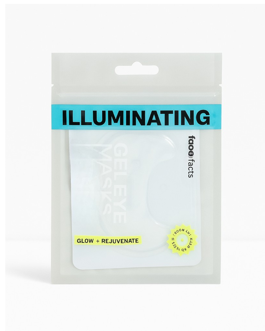Face Facts Illuminating Gel Eye Masks – Glow & Rejuvenate Under Eye Treatment