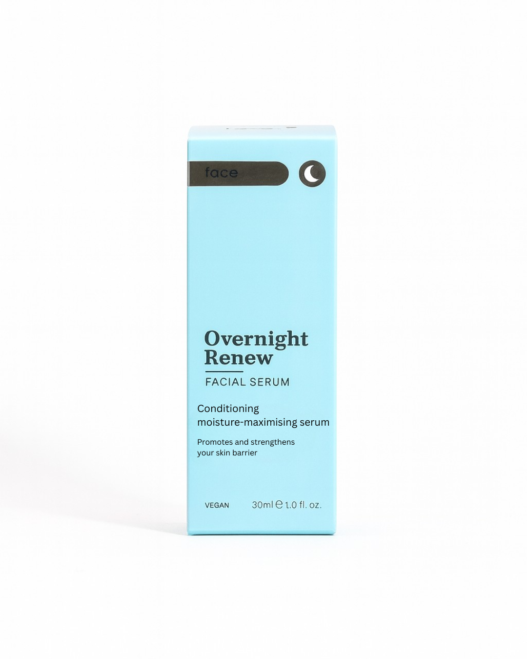 Face Facts Overnight Renew Facial Serum | Hydrating Night Repair Vegan Skincare 30ml