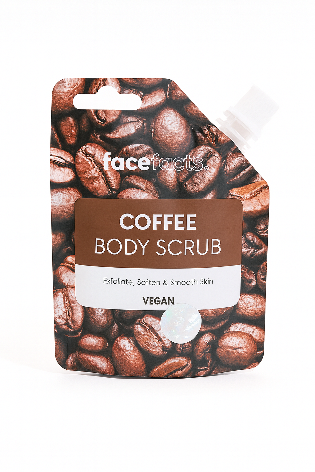Face Facts Coffee Body Scrub | Exfoliating & Firming Vegan Body Scrub for Smooth Skin (60ml)