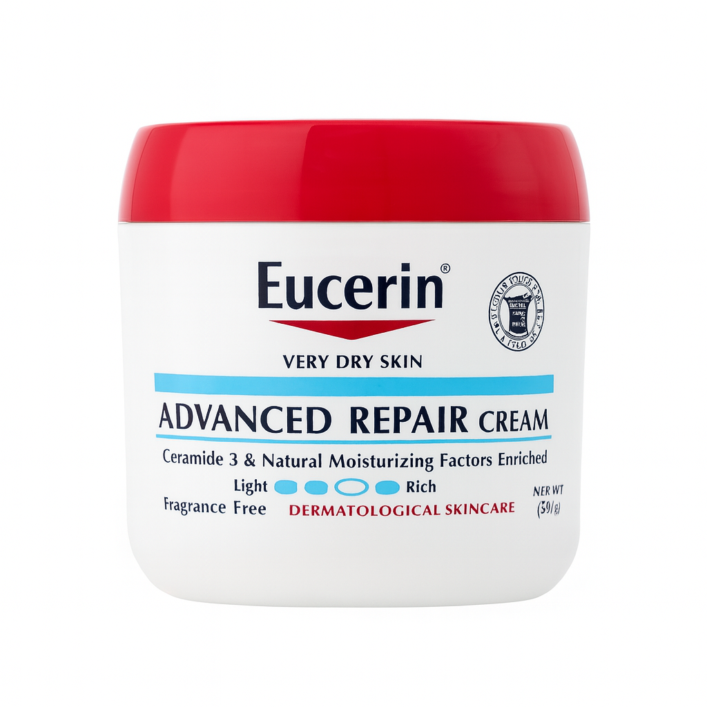 Eucerin Advanced Repair Cream – 16 oz (For Very Dry Skin)