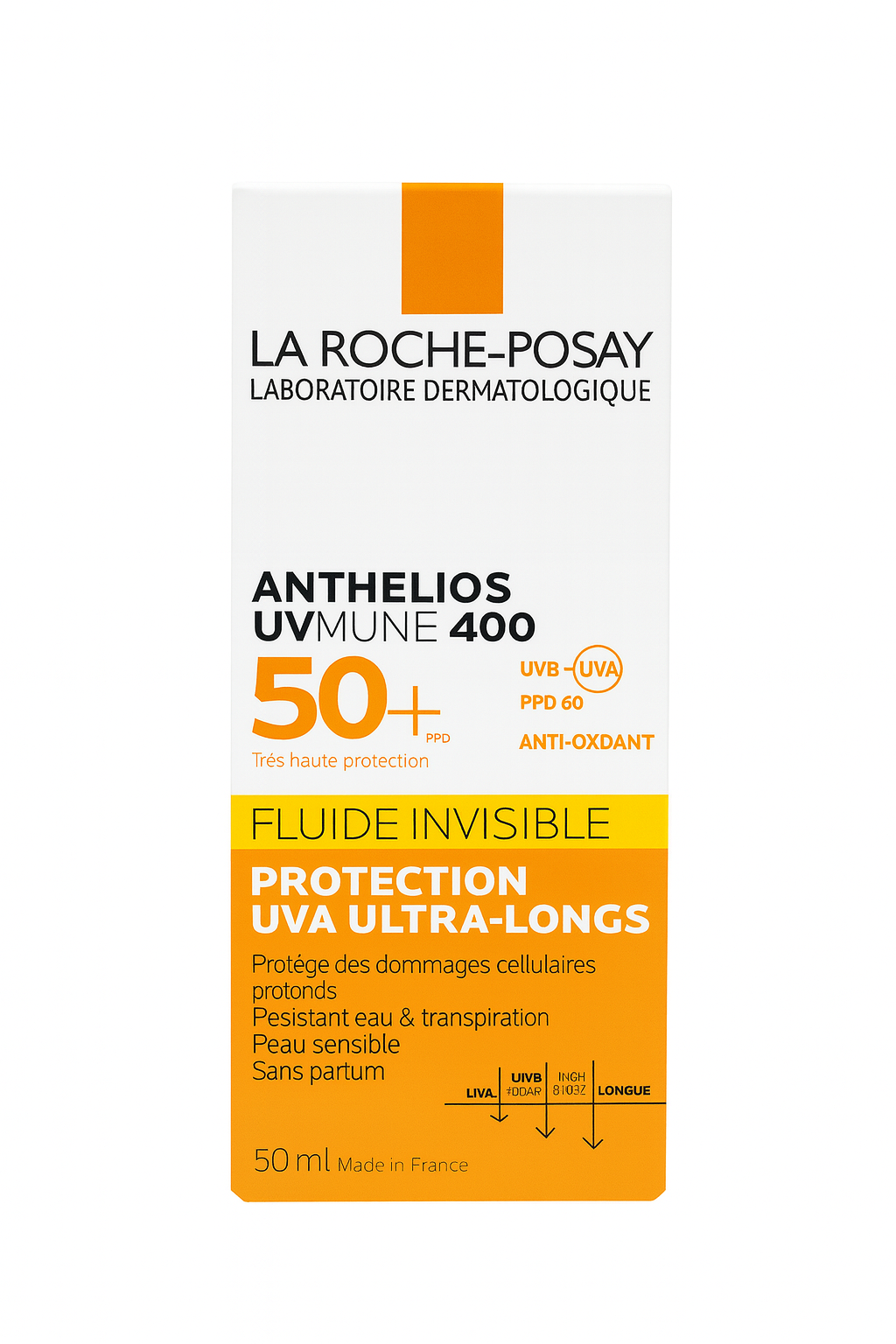 La Roche-Posay Anthelios UVMune 400 Fluide Invisible SPF 50+ 50ml