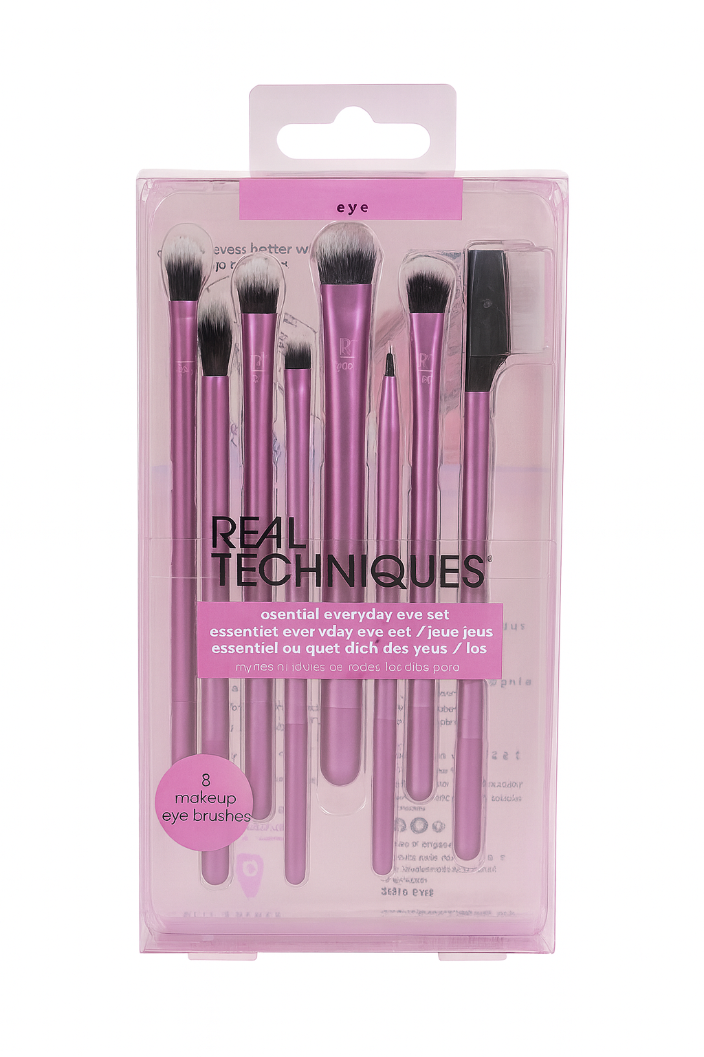 Real Techniques Everyday Eye Essentials – 8 Piece Brush Set
