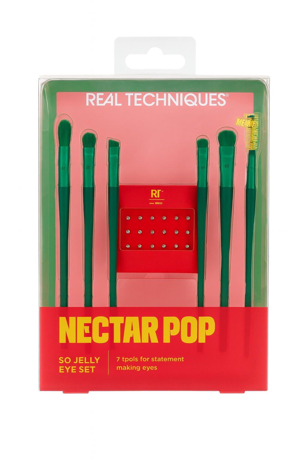 Real Techniques Nectar Pop So Jelly Eye Set – 7 Tools for Eye Makeup