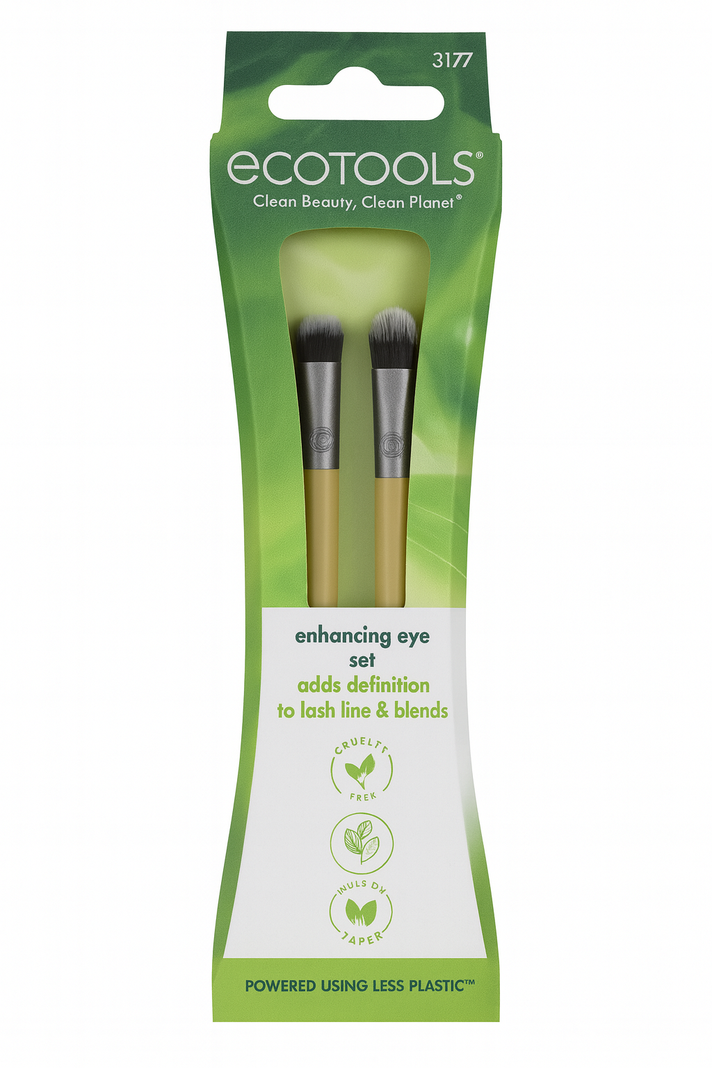 EcoTools Enhancing Eye Set – 4 Brush Heads for Defined & Blended Eye Looks