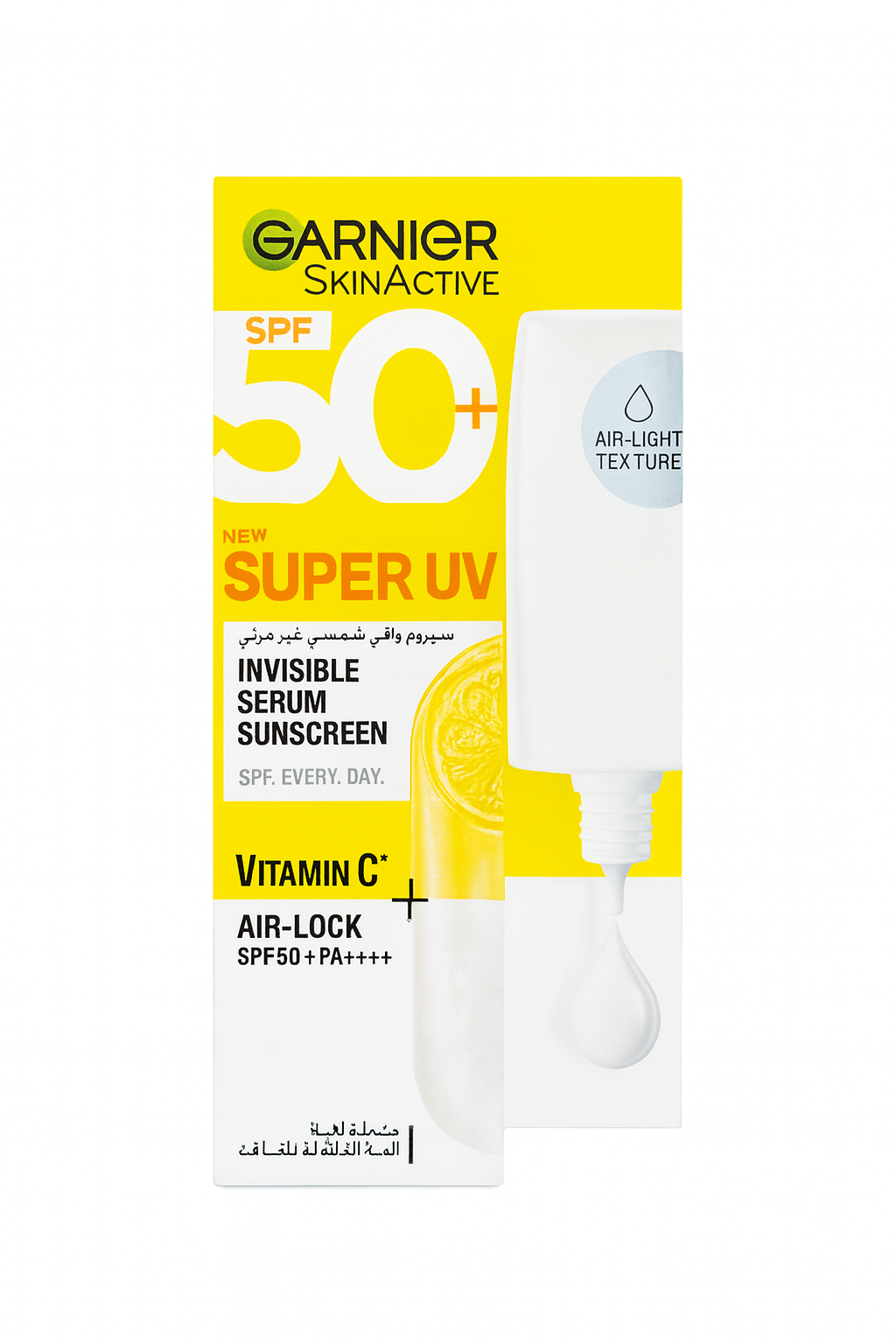 Garnier SkinActive Super UV Invisible Serum Sunscreen SPF 50+ with Vitamin C