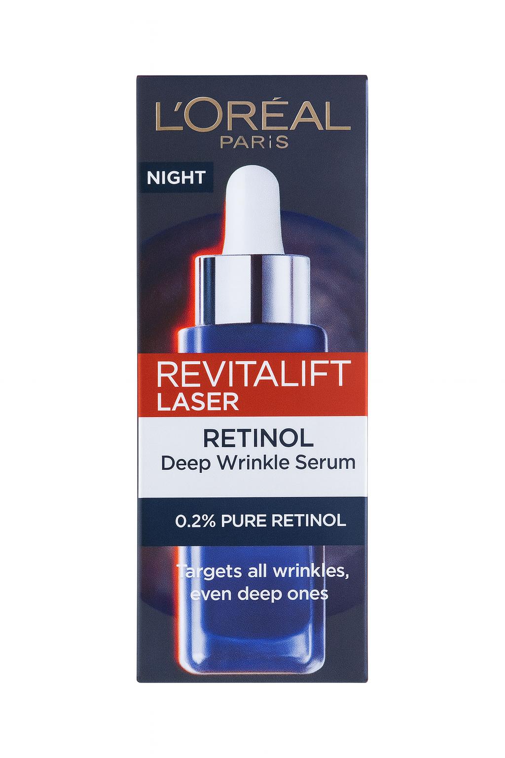 L’Oréal Paris Revitalift Laser Retinol Night Serum – 0.2% Pure Retinol