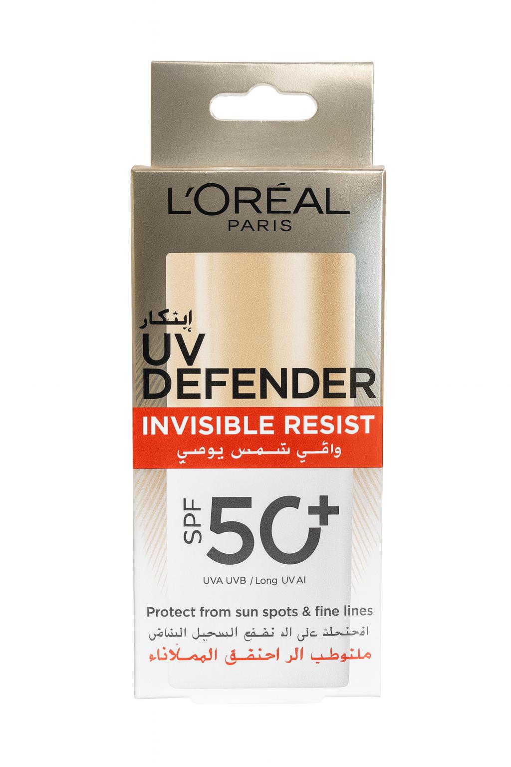 L’Oréal Paris UV Defender Invisible Resist Daily Sunscreen SPF 50+