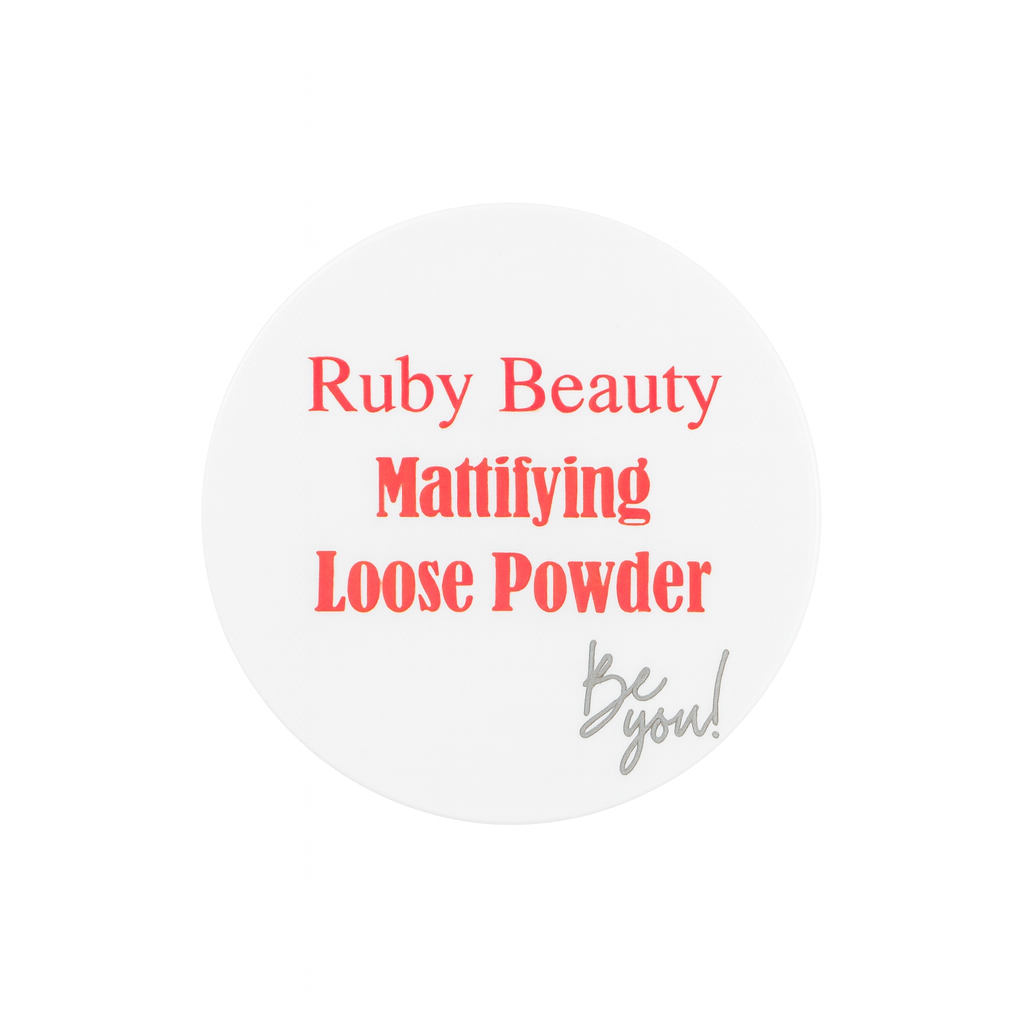 "Ruby Beauty Mattifying Loose Powder"