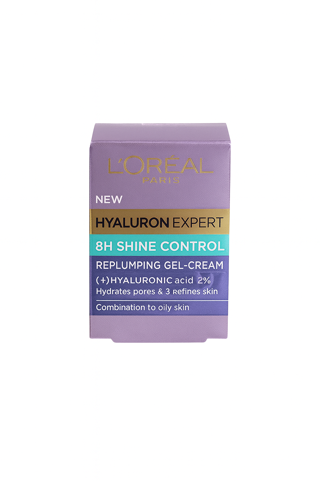 L'Oréal Paris Hyaluron Expert 8H Shine Control Replumping Gel-Cream – With 2% Hyaluronic Acid