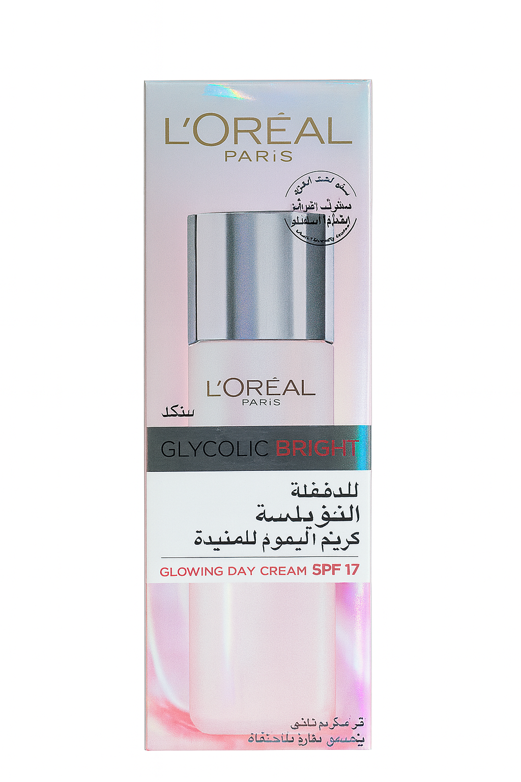 L'Oréal Paris Glycolic Bright Glowing Day Cream SPF 17 – Radiance & Sun Protection