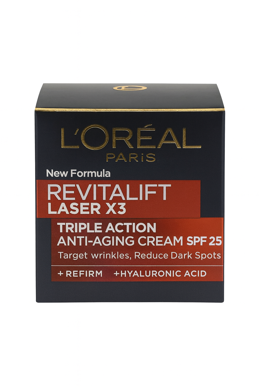 L'Oréal Paris Revitalift Laser X3 Triple Action Anti-Aging Cream SPF 25 – Wrinkle & Dark Spot Care