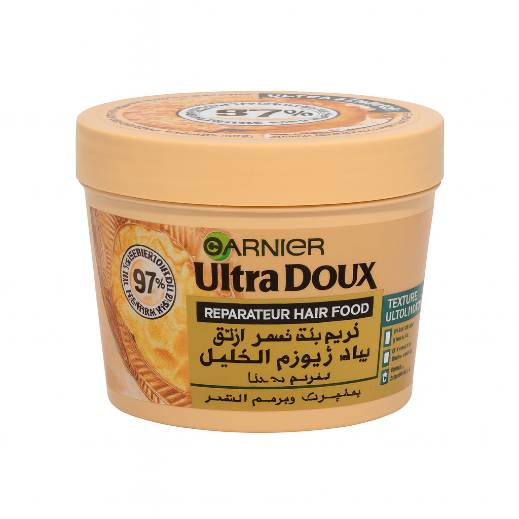 Garnier Ultra Doux Reparateur Hair Food | Nourishing Repair Hair Mask with Apricot & Shea Butter